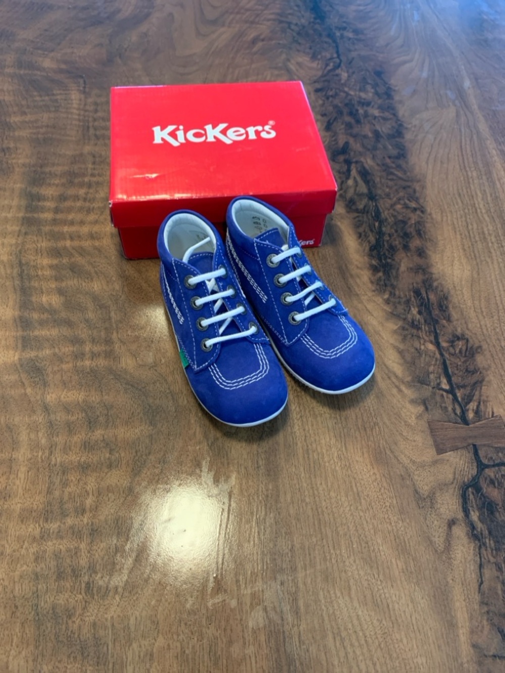Kickers Toddler Royal Blue Lace-Up Sneakers